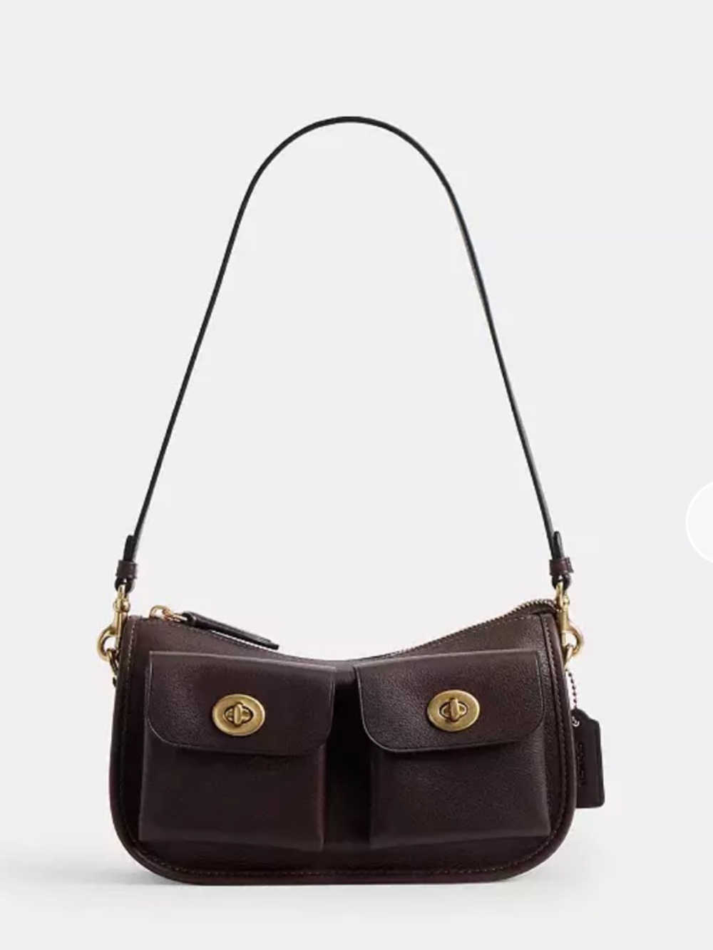 NWT Coach Twin Turnlock Waverly Bag in Maple